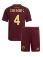 AS Roma Bryan Cristante #4 Dječji Domaci Dres kompleti 2024-25 Kratak Rukavima (+ kratke hlače)